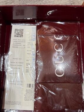 Gucci Burgundy Logo Phone Case Sleeve